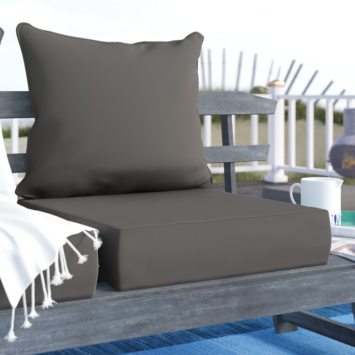 Adelia Texture Outdoor Lounge Chair Cushion Adelia Texture Outdoor Lounge Chair Cushion
